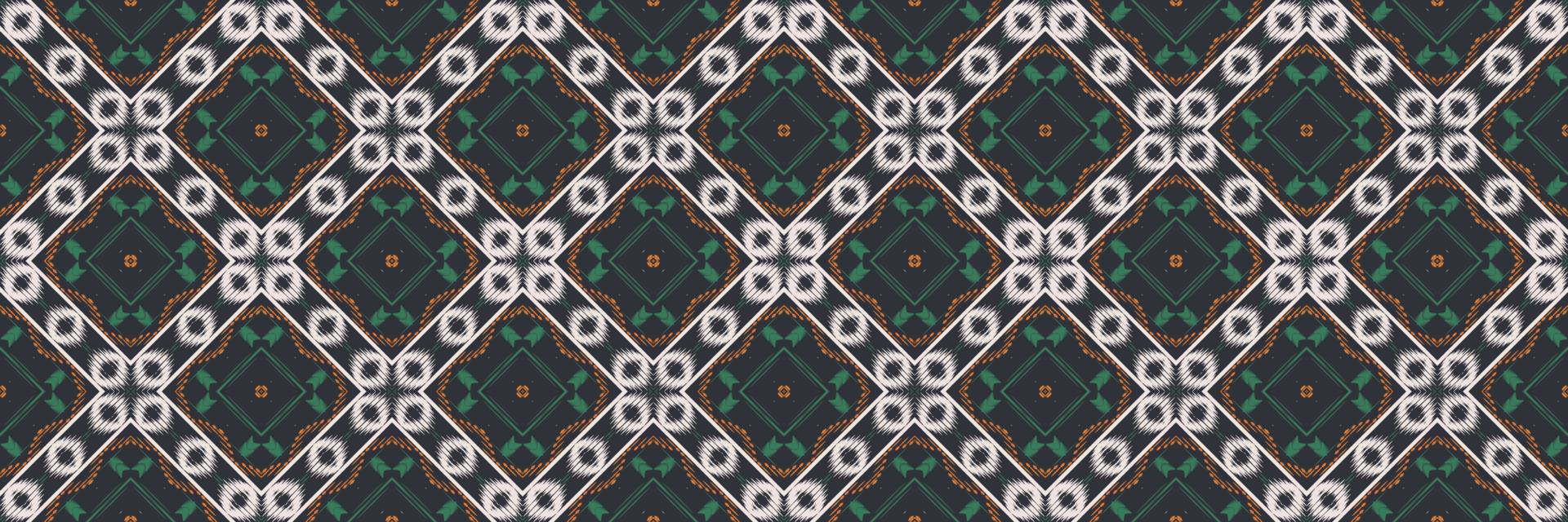 Batik Textile ikat chevron seamless pattern digital vector design for Print saree Kurti Borneo Fabric border brush symbols swatches stylish