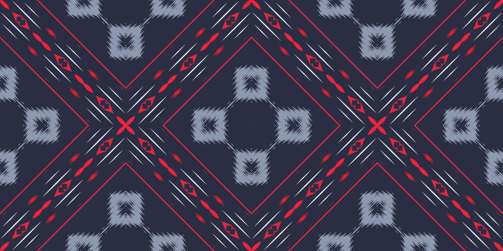 Ikat floral tribal Aztec Seamless Pattern. Ethnic Geometric Batik Ikkat Digital vector textile Design for Prints Fabric saree Mughal brush symbol Swaths texture Kurti Kurtis Kurtas