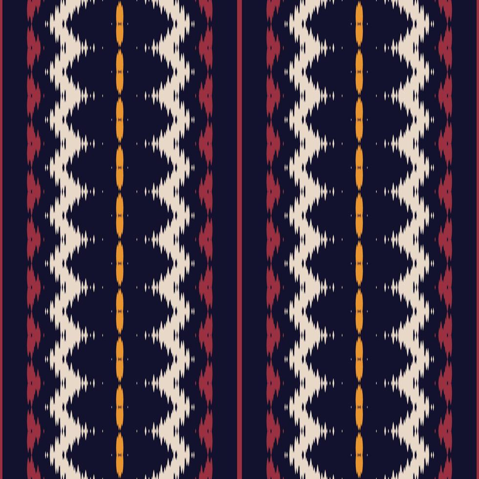 Ikkat or ikat damask batik textile seamless pattern digital vector design for Print saree Kurti Borneo Fabric border brush symbols swatches designer