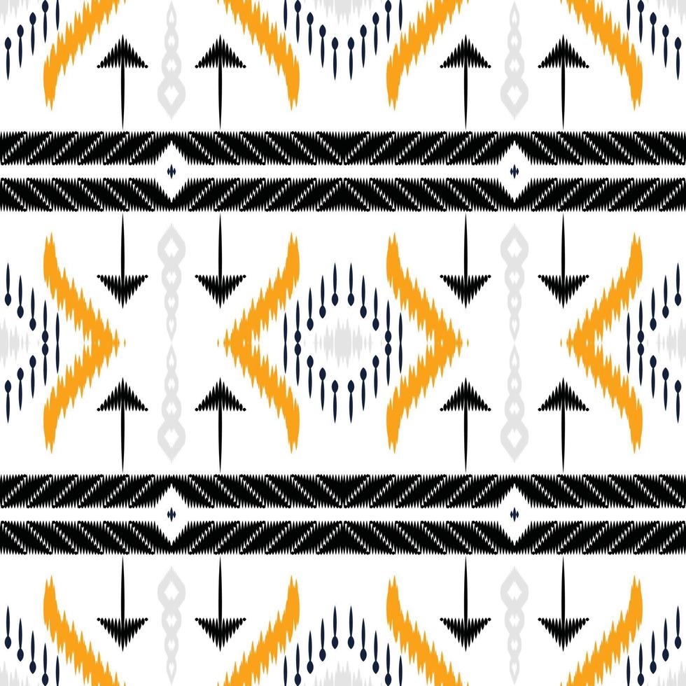 Ikat flowers tribal background Seamless Pattern. Ethnic Geometric Batik Ikkat Digital vector textile Design for Prints Fabric saree Mughal brush symbol Swaths texture Kurti Kurtis Kurtas