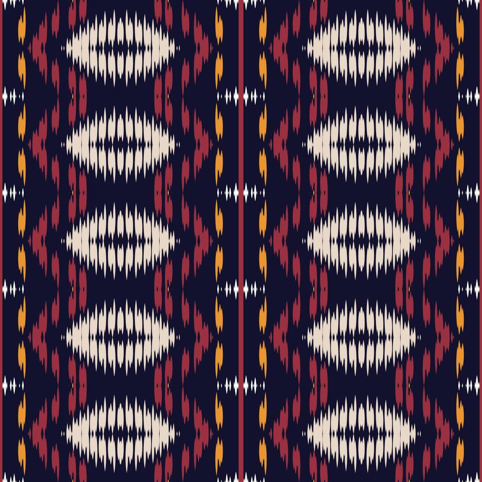 ikat vector batik textile seamless pattern digital vector design for Print saree Kurti Borneo Fabric border brush symbols swatches designer