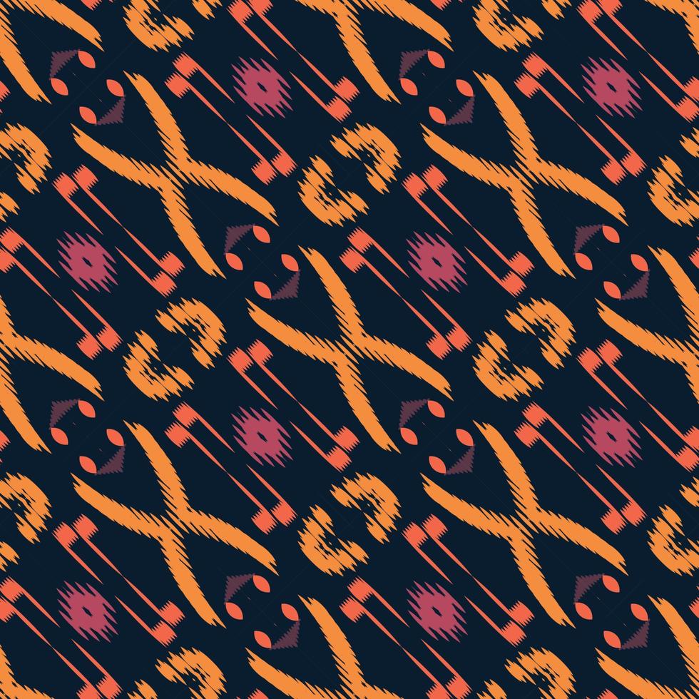 Batik Textile ikat designs seamless pattern digital vector design for Print saree Kurti Borneo Fabric border brush symbols swatches designer