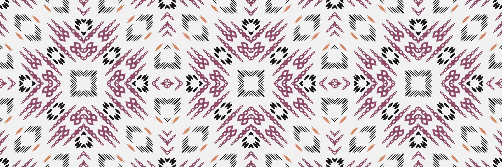 motivo textil batik ikat flor patrón sin costuras diseño vectorial digital para imprimir saree kurti borde de tela símbolos de pincel muestras ropa de fiesta vector