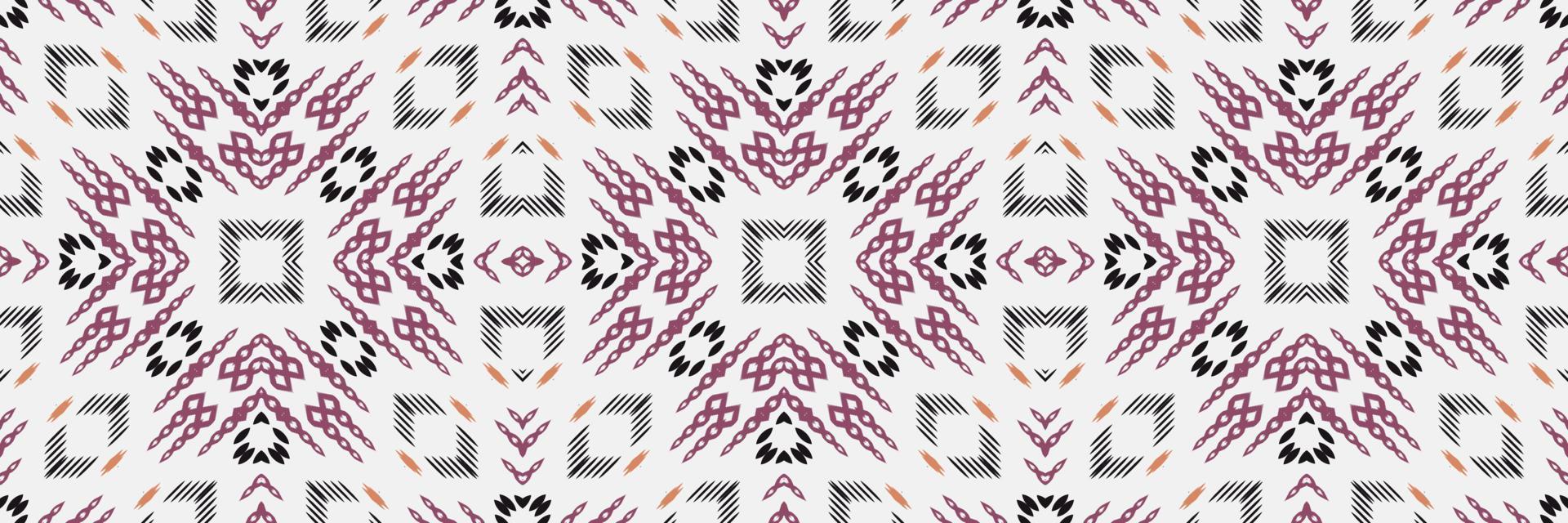 Batik Textile Motif ikat flower seamless pattern digital vector design for Print saree Kurti Borneo Fabric border brush symbols swatches party wear