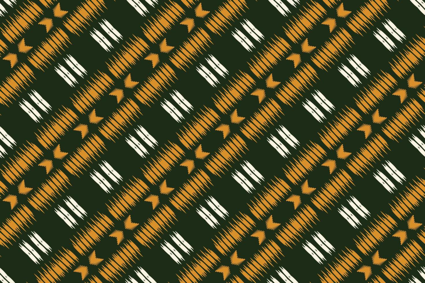 Ikkat or ikat stripe batik textile seamless pattern digital vector design for Print saree Kurti Borneo Fabric border brush symbols swatches designer