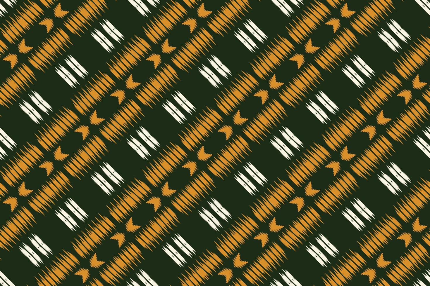 Ikkat or ikat stripe batik textile seamless pattern digital vector design for Print saree Kurti Borneo Fabric border brush symbols swatches designer