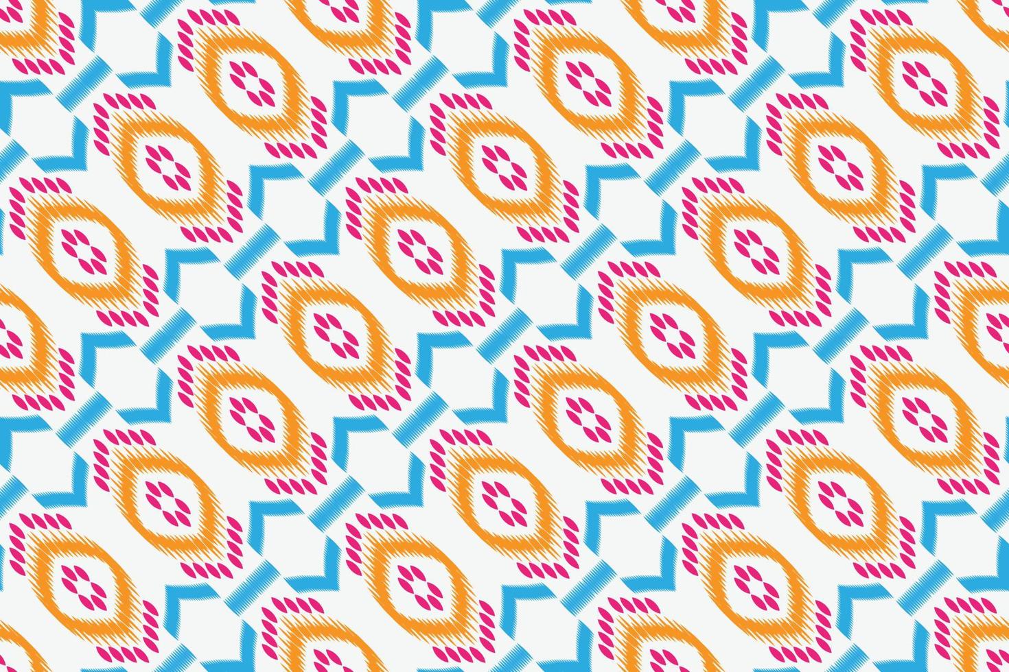 Ikat dots tribal art Seamless Pattern. Ethnic Geometric Batik Ikkat Digital vector textile Design for Prints Fabric saree Mughal brush symbol Swaths texture Kurti Kurtis Kurtas