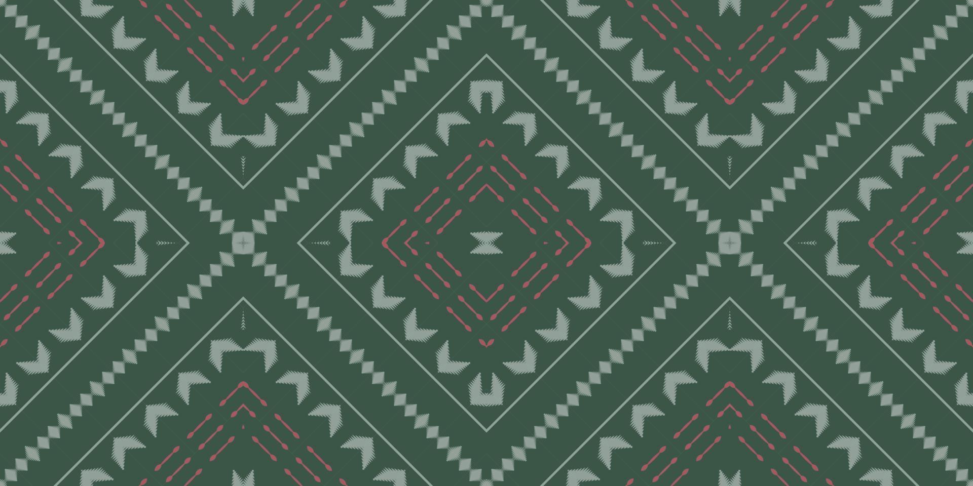 Ethnic ikat background batik textile seamless pattern digital vector design for Print saree Kurti Borneo Fabric border brush symbols swatches designer