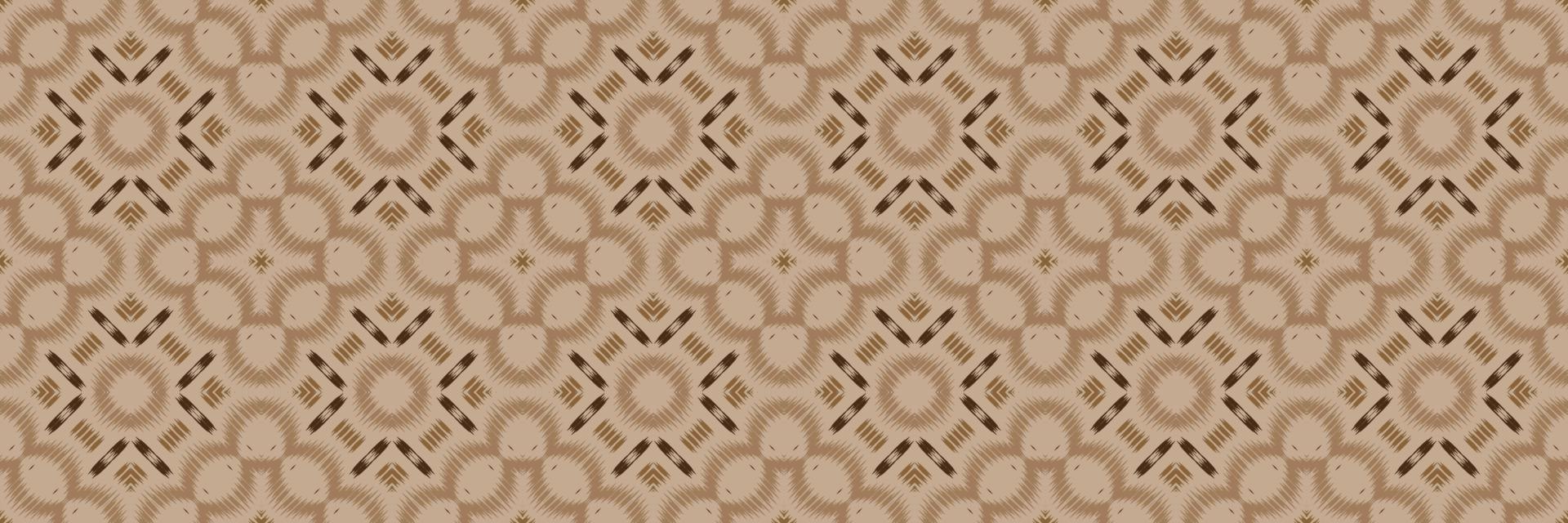 Batik Textile Ikkat or ikat flower seamless pattern digital vector design for Print saree Kurti Borneo Fabric border brush symbols swatches stylish