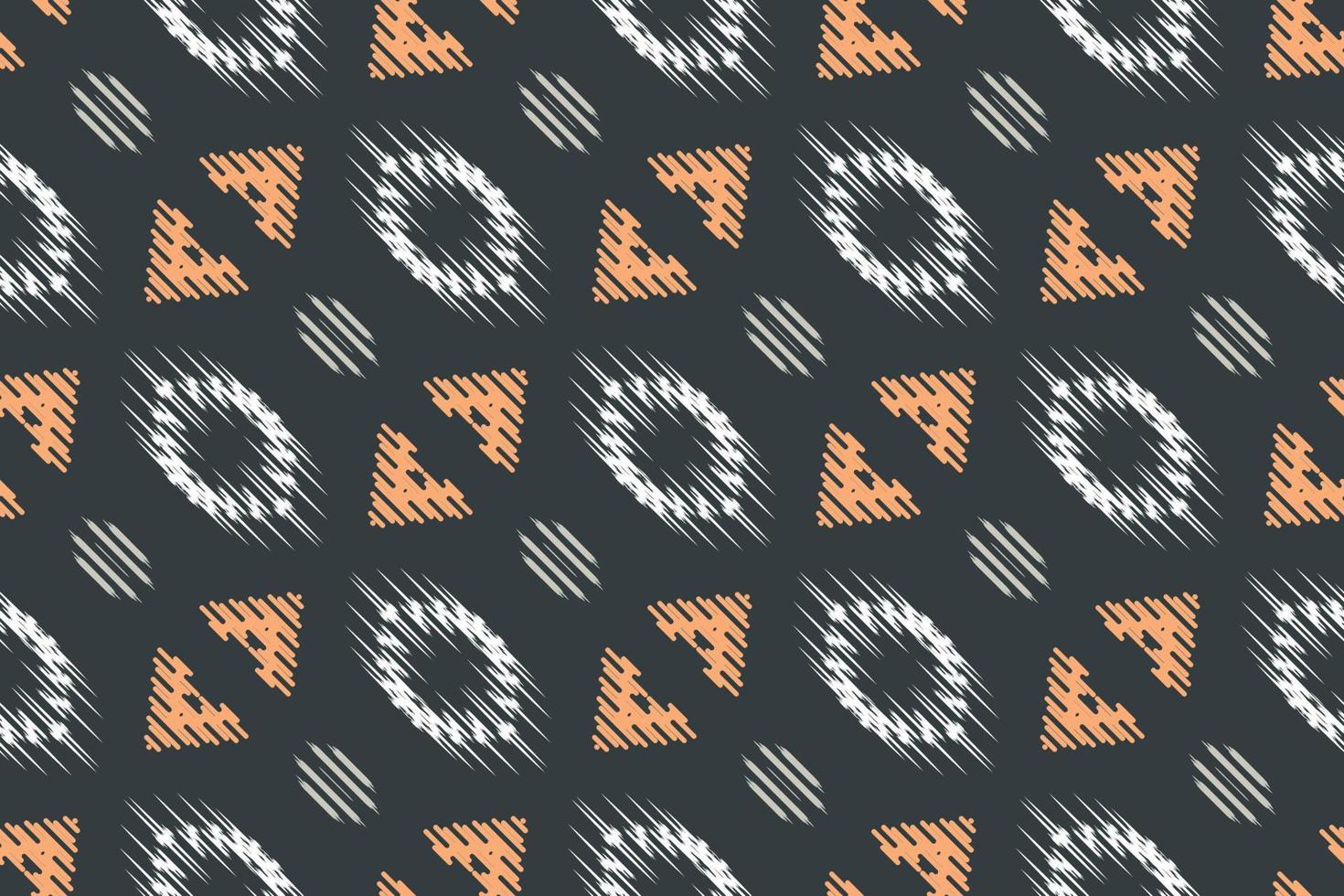 Ikat floral batik textile seamless pattern digital vector design for Print saree Kurti Borneo Fabric border brush symbols swatches designer