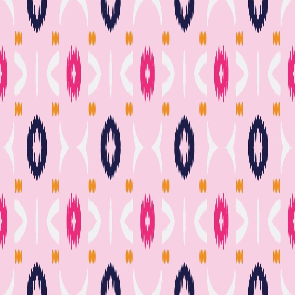 Motif ikat seamless pattern digital vector design for Print saree Kurti Borneo Fabric border brush symbols swatches designer
