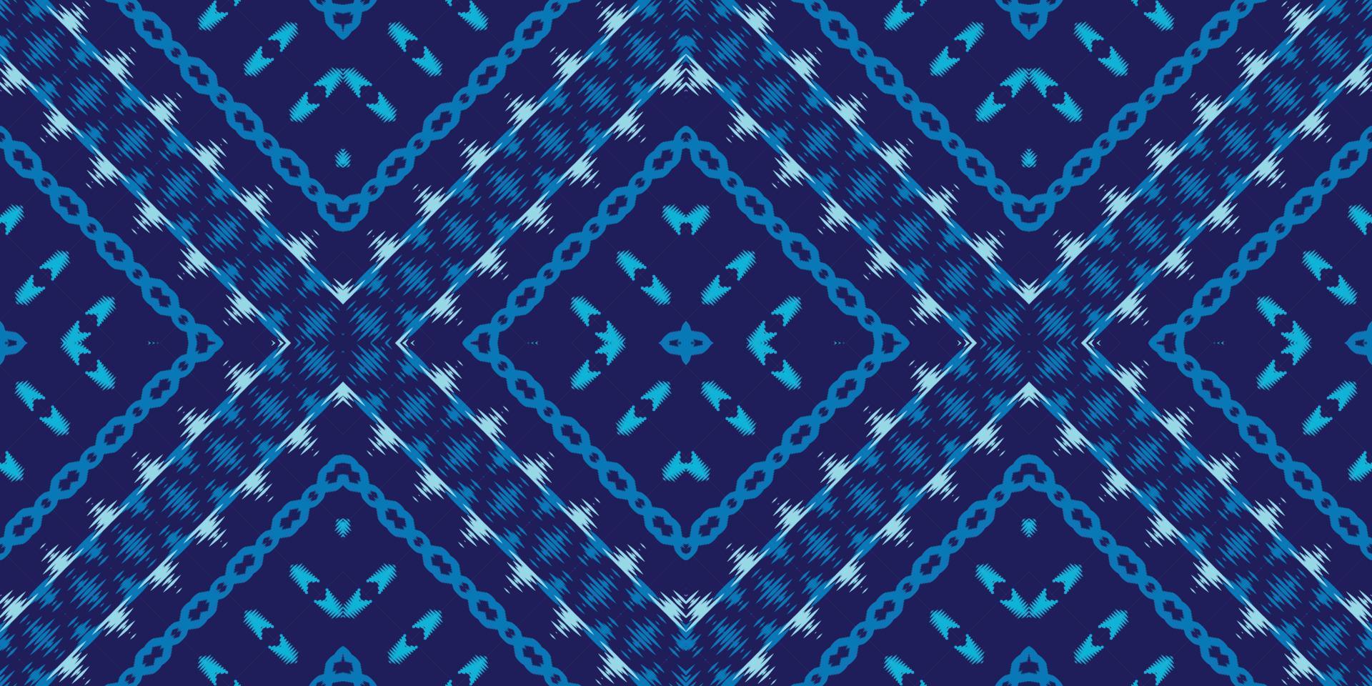 diseño étnico ikat batik textil patrón sin costuras diseño de vector digital para impresión saree kurti borde de tela símbolos de pincel muestras de algodón