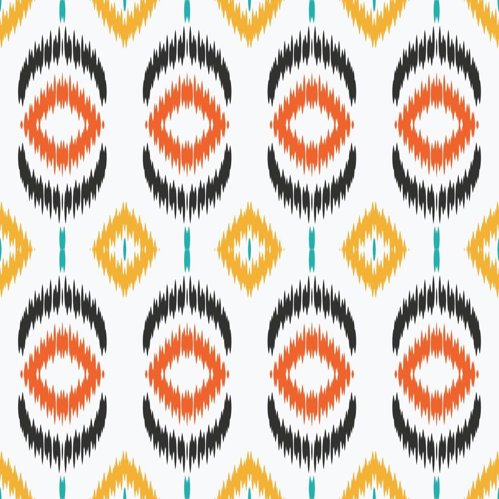 Ethnic ikat vector batik textile seamless pattern digital vector design for Print saree Kurti Borneo Fabric border brush symbols swatches designer