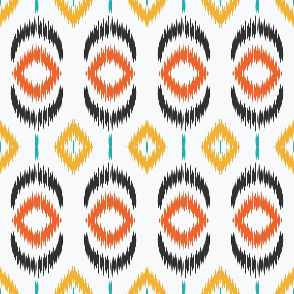 Ethnic ikat vector batik textile seamless pattern digital vector design for Print saree Kurti Borneo Fabric border brush symbols swatches designer