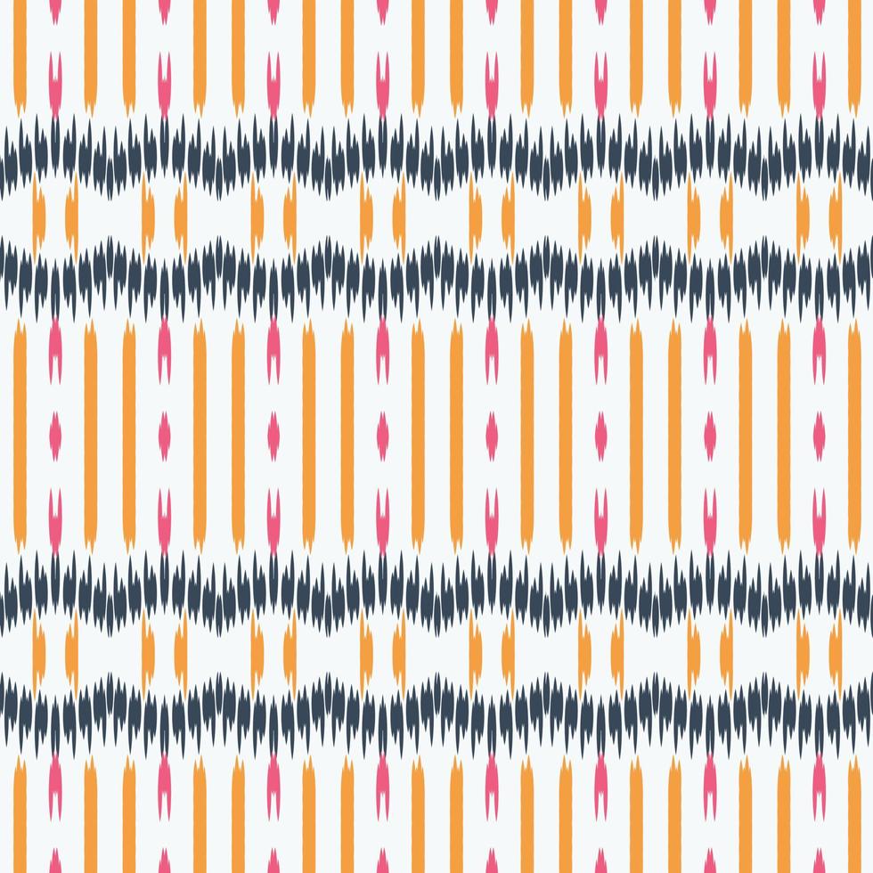 Ikat designs tribal color Seamless Pattern. Ethnic Geometric Batik Ikkat Digital vector textile Design for Prints Fabric saree Mughal brush symbol Swaths texture Kurti Kurtis Kurtas