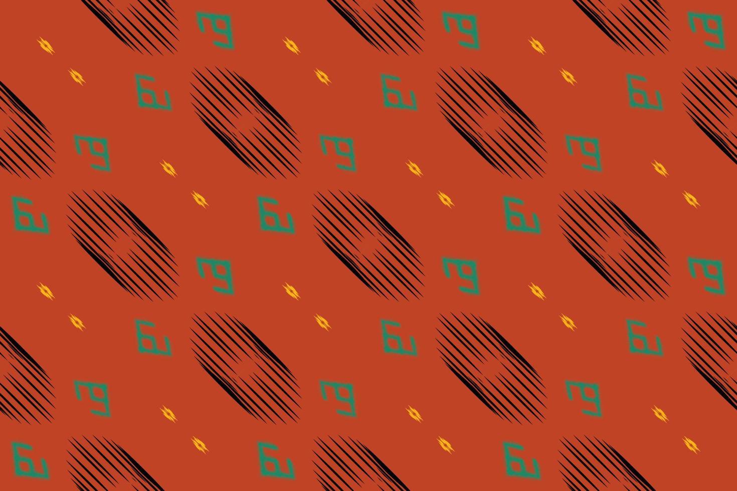 Batik Textile Ethnic ikat stripes seamless pattern digital vector design for Print saree Kurti Borneo Fabric border brush symbols swatches stylish