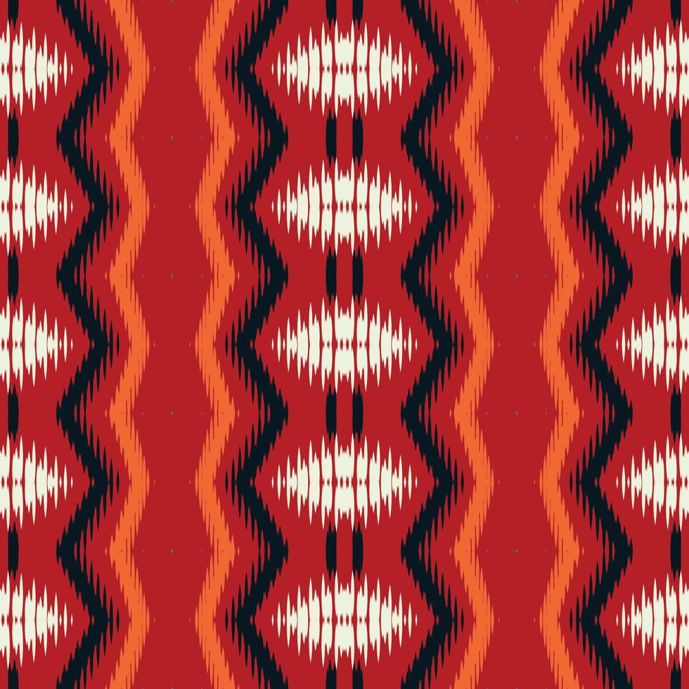 Batik Textile Ethnic ikat triangle seamless pattern digital vector design for Print saree Kurti Borneo Fabric border brush symbols swatches designer