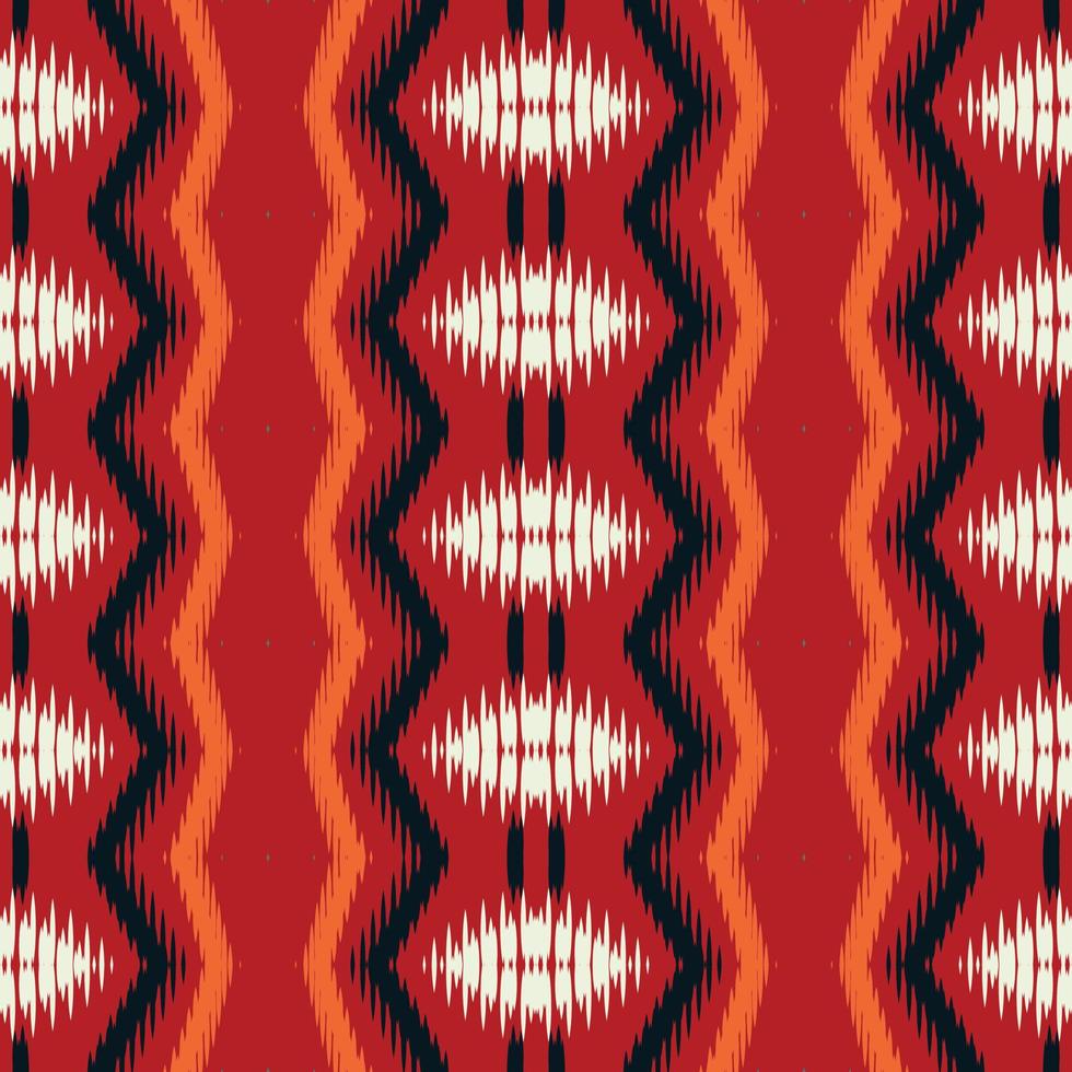 batik textil étnico ikat triángulo patrón sin costuras diseño de vector digital para imprimir saree kurti borneo borde de tela símbolos de pincel muestras diseñador