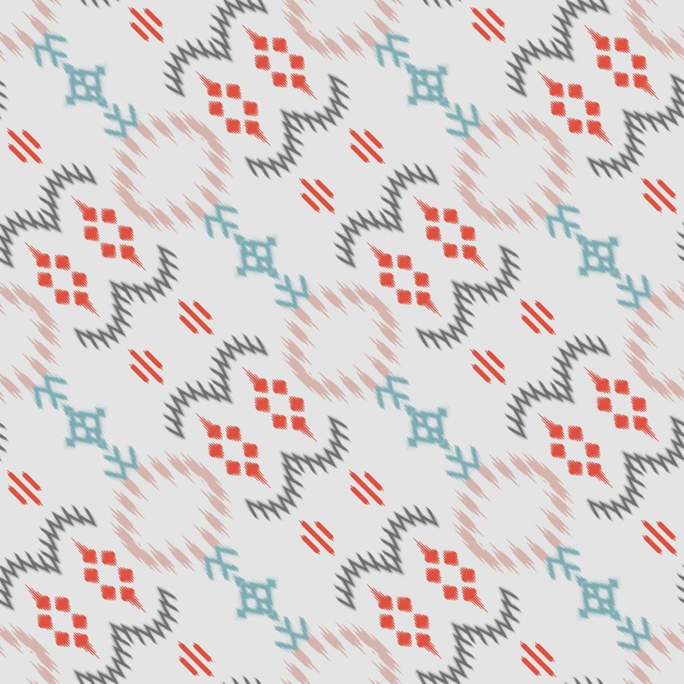 Batik Textile ikat design seamless pattern digital vector design for Print saree Kurti Borneo Fabric border brush symbols swatches designer