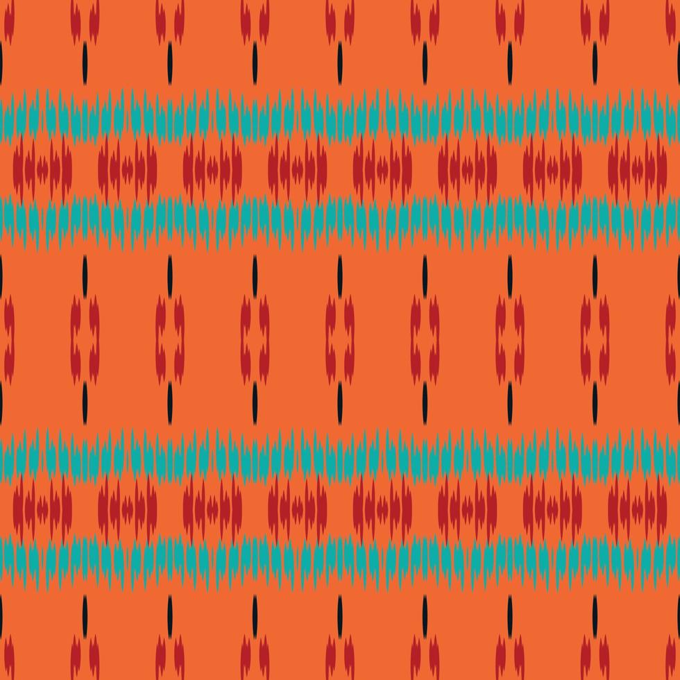 motivo ikat chevron patrón sin costuras diseño de vector digital para imprimir saree kurti borneo borde de tela símbolos de pincel muestras de algodón