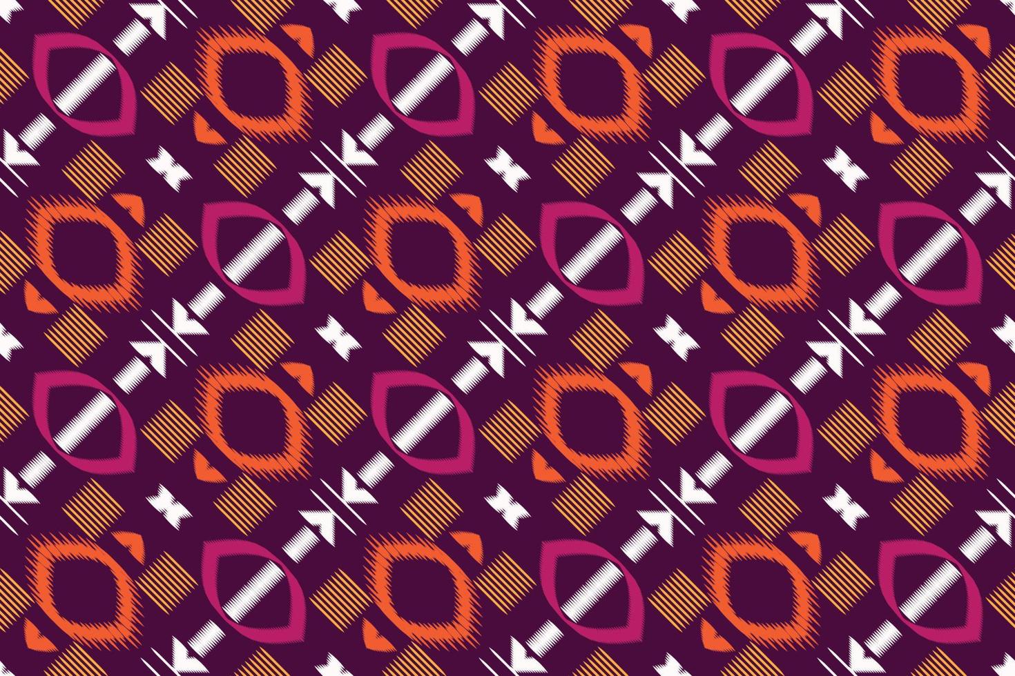 Ikat texture batik textile seamless pattern digital vector design for Print saree Kurti Borneo Fabric border brush symbols swatches designer