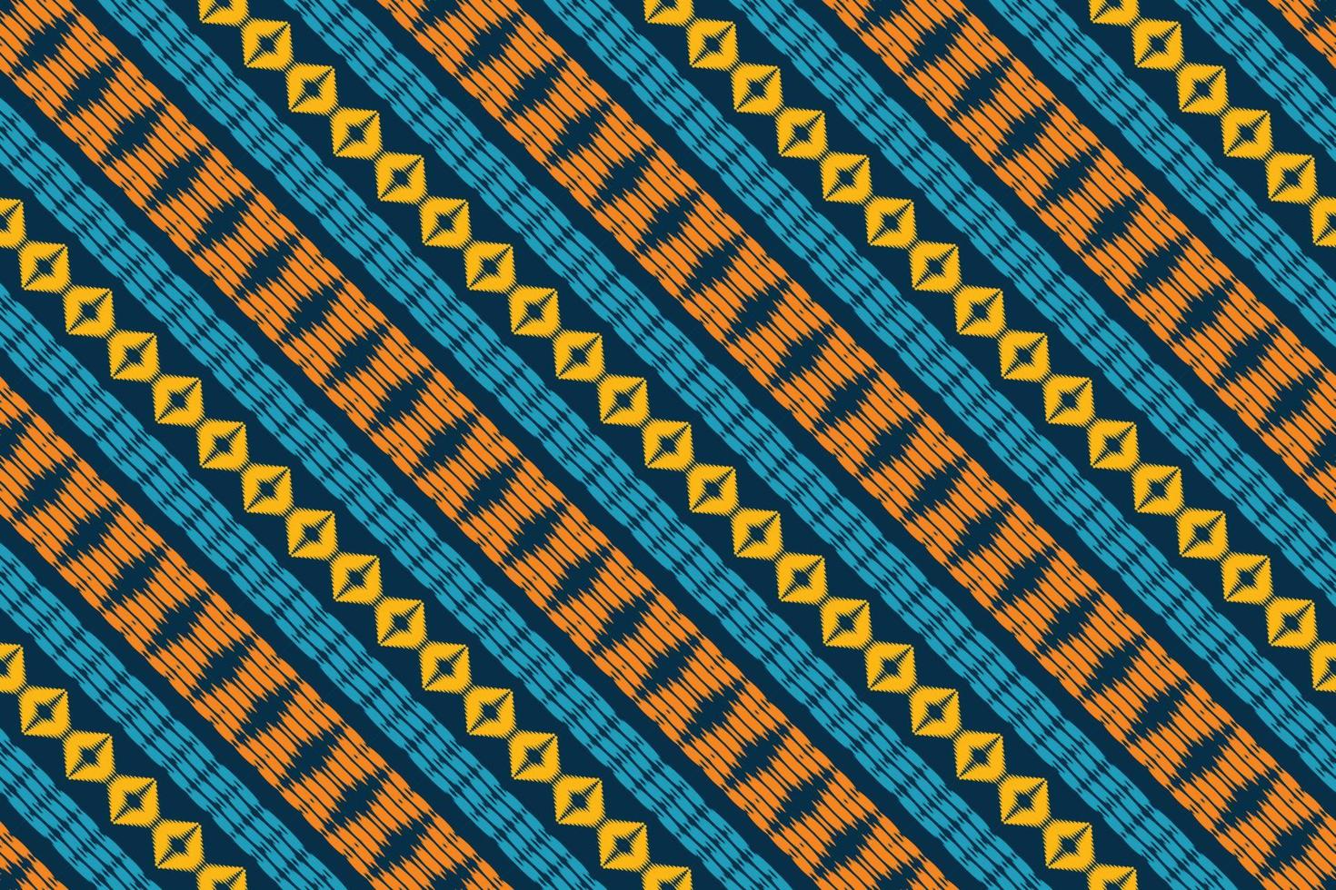 Batik Textile Ethnic ikat fabric seamless pattern digital vector design for Print saree Kurti Borneo Fabric border brush symbols swatches designer