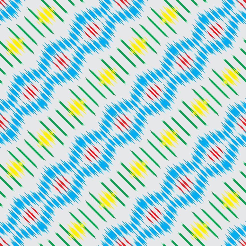 Batik Textile Motif ikat texture seamless pattern digital vector design for Print saree Kurti Borneo Fabric border brush symbols swatches stylish