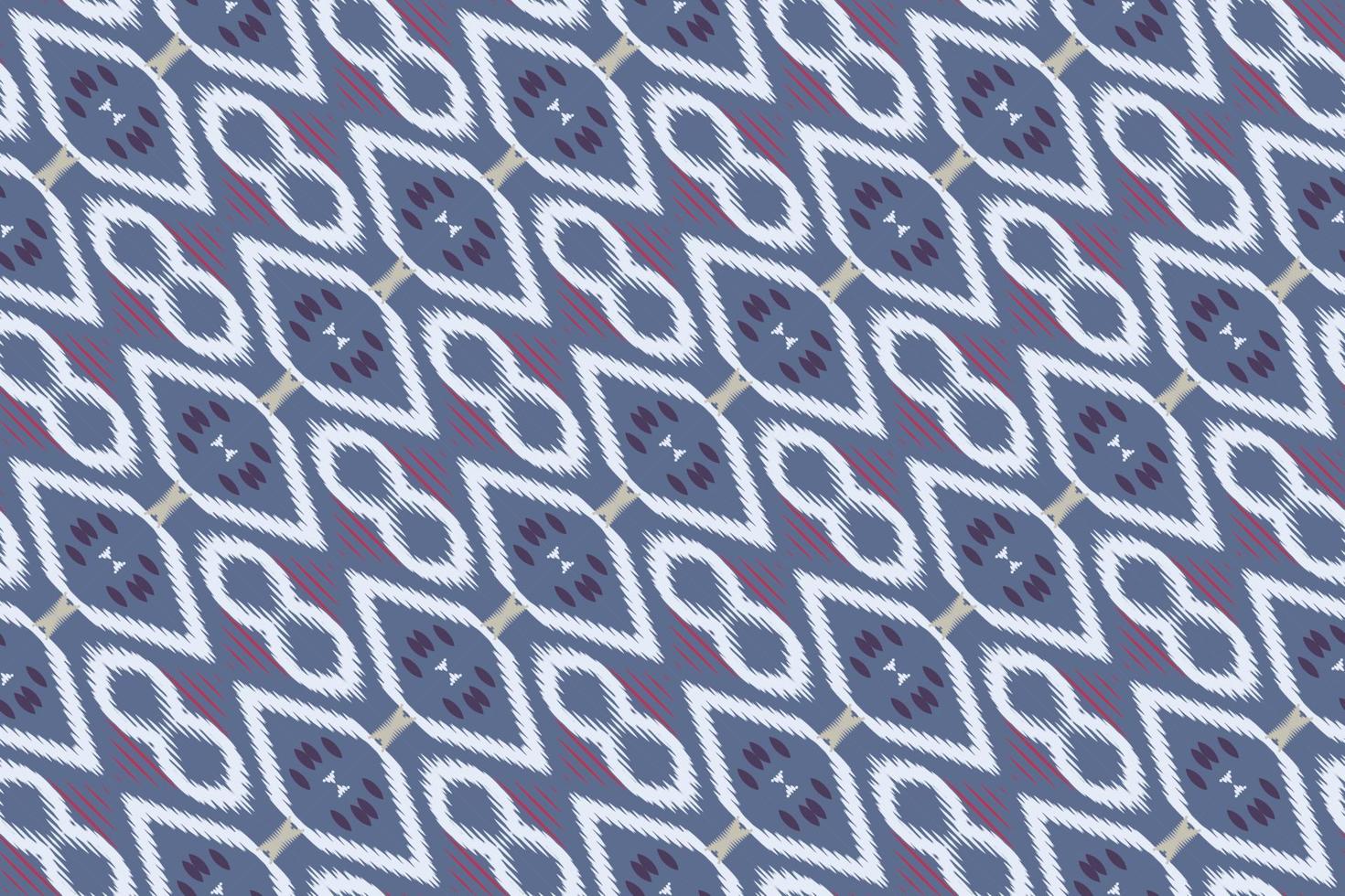 Batik Textile Motif ikat floral seamless pattern digital vector design for Print saree Kurti Borneo Fabric border brush symbols swatches designer