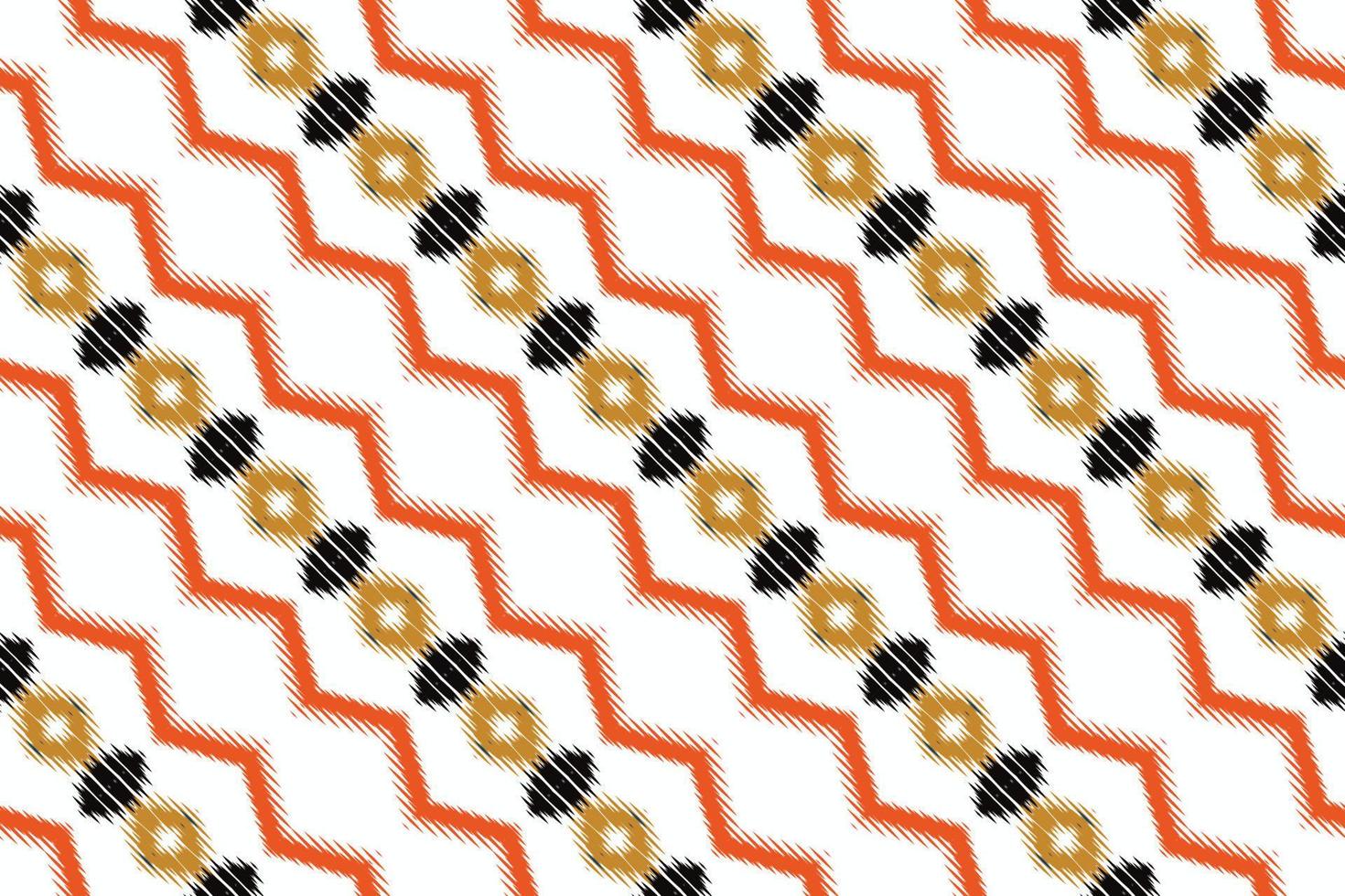 Ethnic ikat triangle batik textile seamless pattern digital vector design for Print saree Kurti Borneo Fabric border brush symbols swatches designer