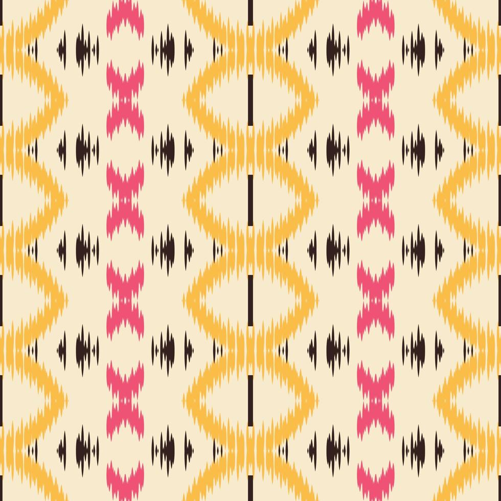 Motif ikat chevron batik textile seamless pattern digital vector design for Print saree Kurti Borneo Fabric border brush symbols swatches designer