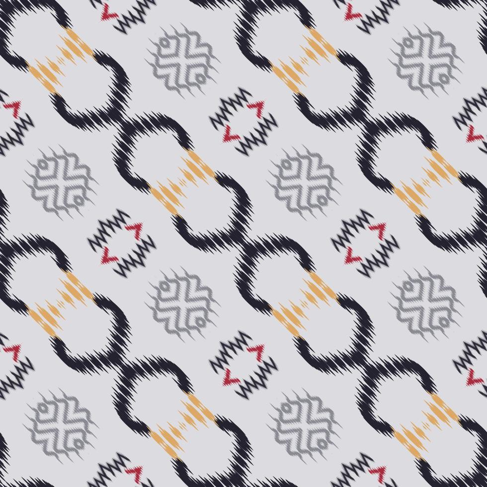 Batik Textile ikat fabric seamless pattern digital vector design for Print saree Kurti Borneo Fabric border brush symbols swatches designer