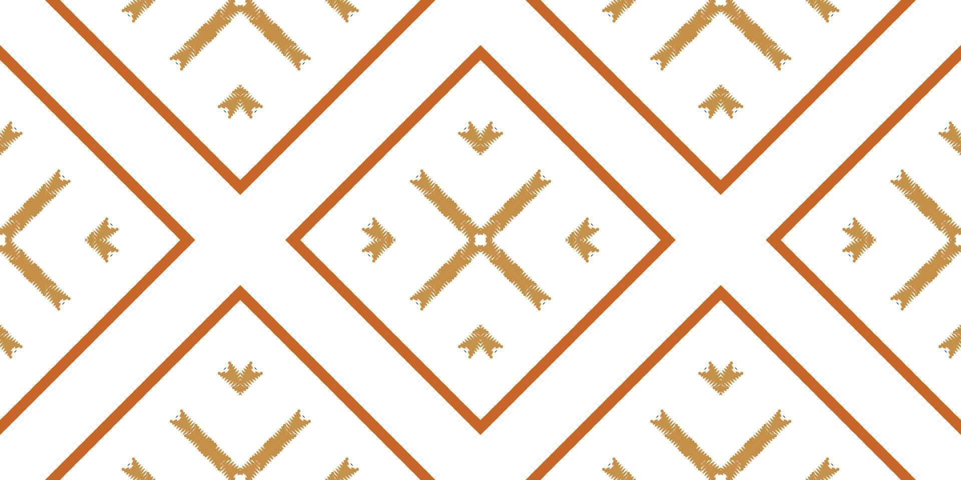 Motif ikat triangle batik textile seamless pattern digital vector design for Print saree Kurti Borneo Fabric border brush symbols swatches designer