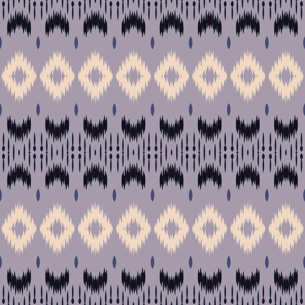 Motif Ikkat or ikat background seamless pattern digital vector design for Print saree Kurti Borneo Fabric border brush symbols swatches designer