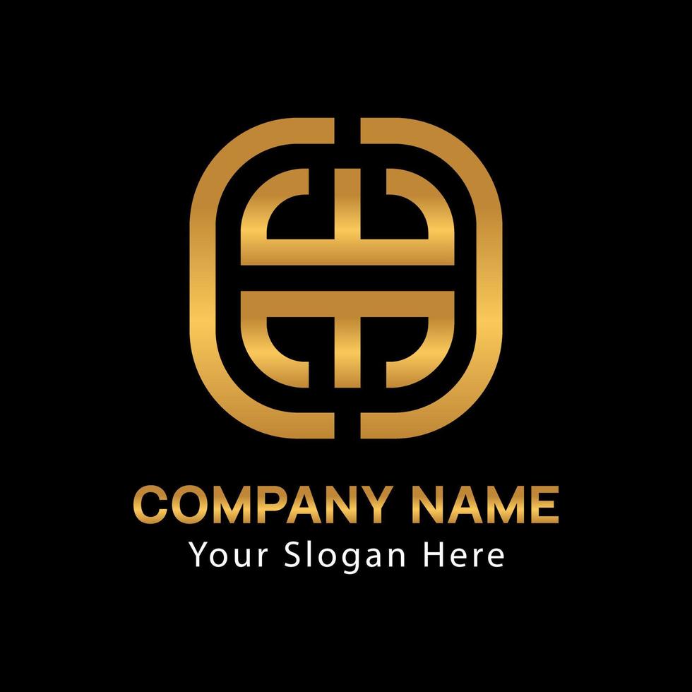 Luxury Gold WM logo vector