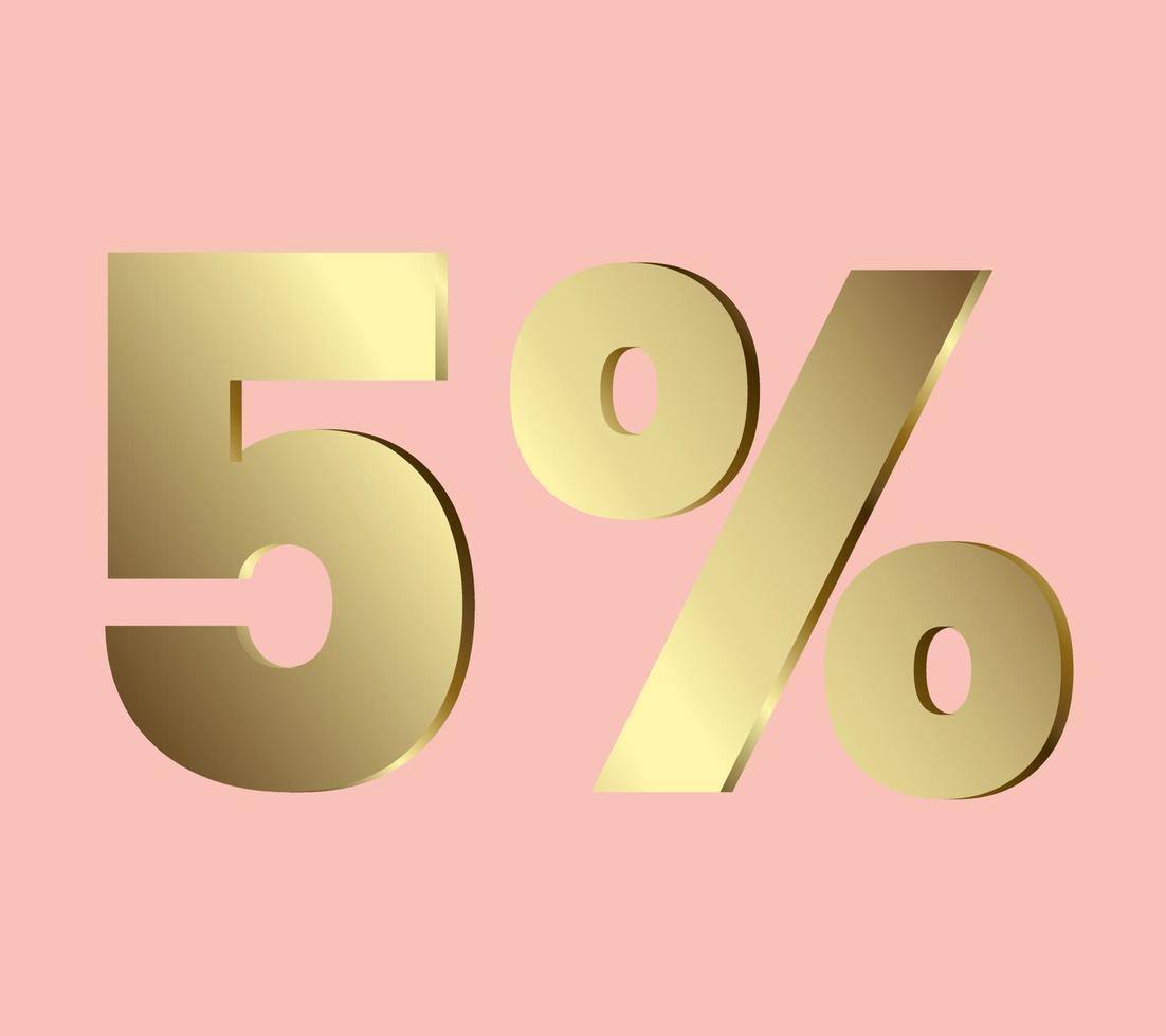 5 Percent Ds Letter Golden Golden Five Percent 3D Transparency And 5-percent-ds-letter-golden-golden-five-percent-3d-transparency-and