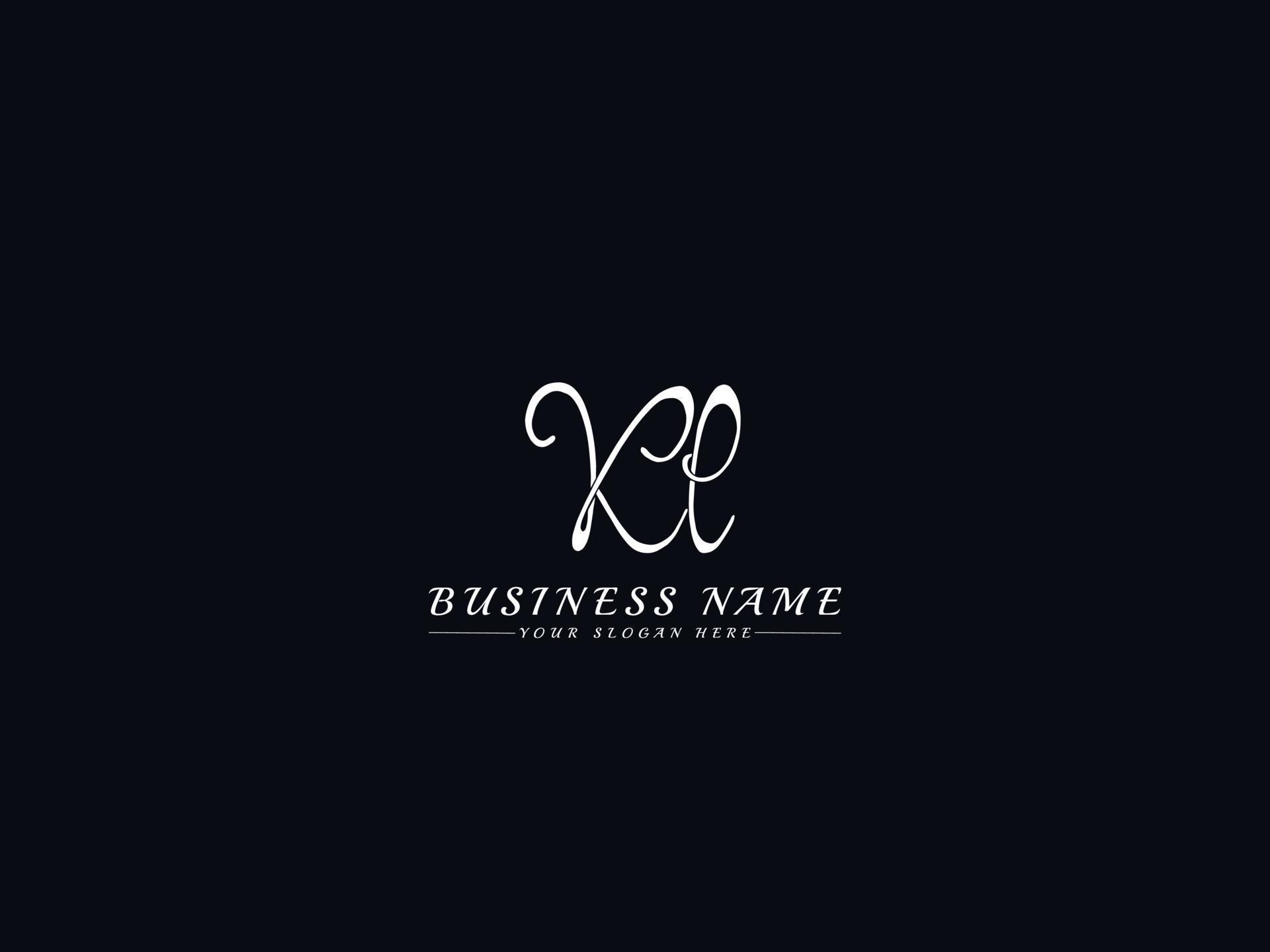 Initials Letter Kl K l Signature Logo Template 15626795 Vector Art at