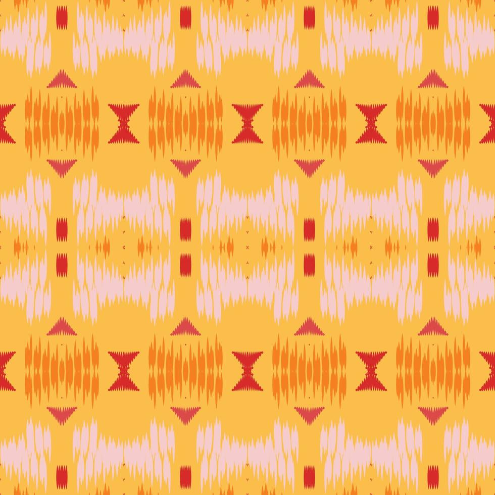 Motif ikat prints seamless pattern digital vector design for Print saree Kurti Borneo Fabric border brush symbols swatches stylish
