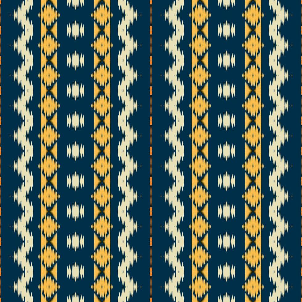 Ethnic ikat damask batik textile seamless pattern digital vector design for Print saree Kurti Borneo Fabric border brush symbols swatches stylish