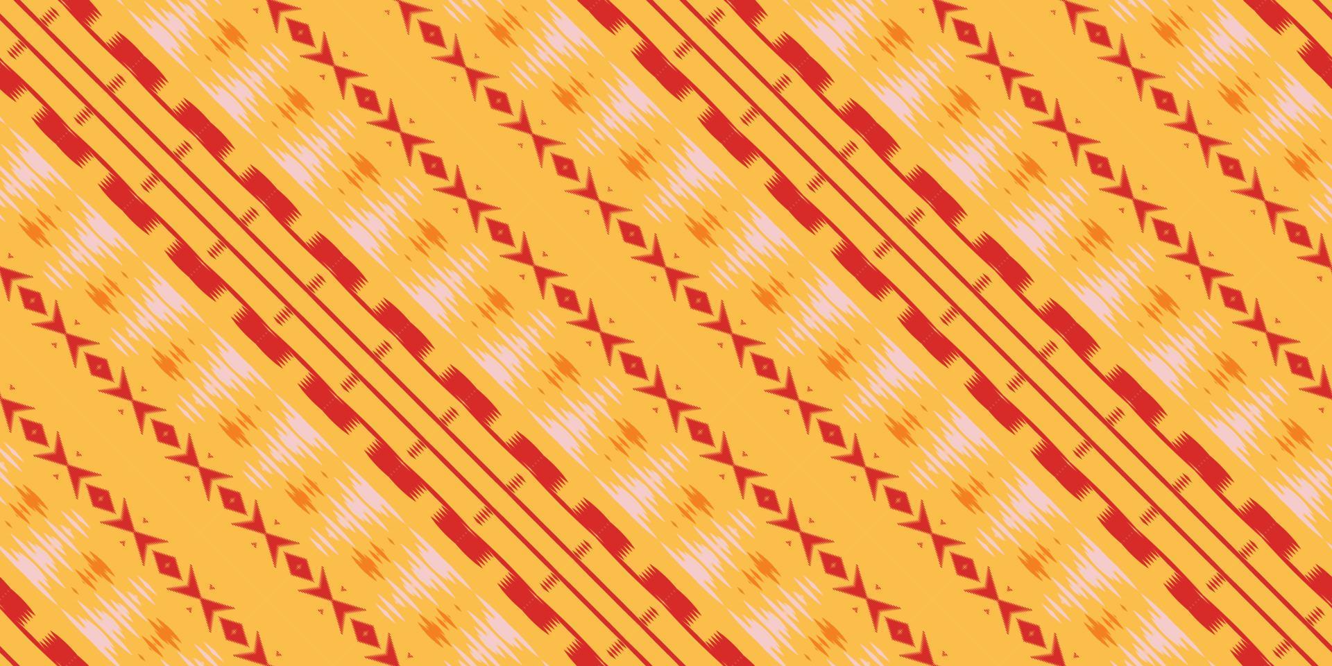 Ikat prints batik textile seamless pattern digital vector design for Print saree Kurti Borneo Fabric border brush symbols swatches designer