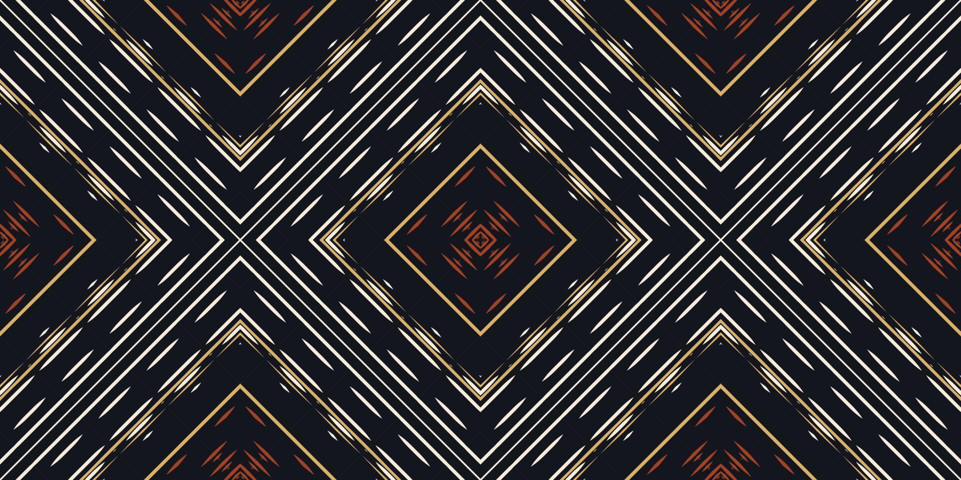 Motif ikat flower batik textile seamless pattern digital vector design for Print saree Kurti Borneo Fabric border brush symbols swatches designer