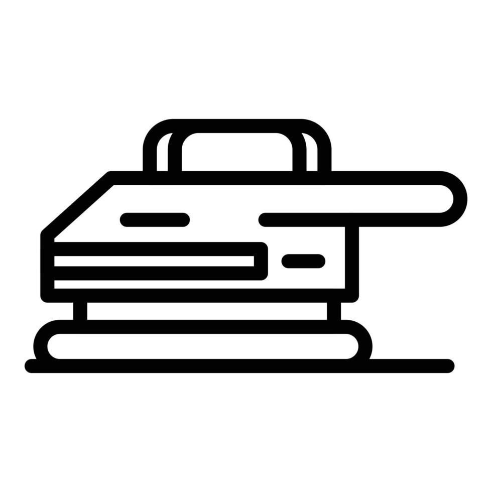 Grinding machine icon, outline style vector