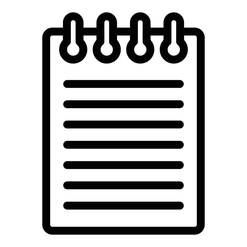 Story scenario icon, outline style vector