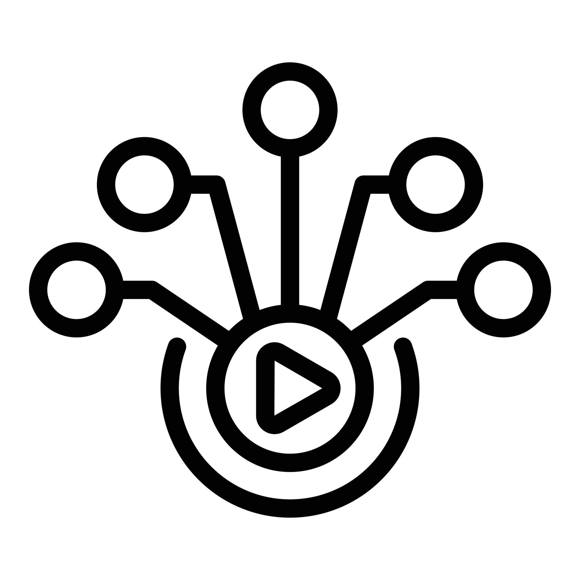 Movie roles icon, outline style 15627640 Vector Art at Vecteezy