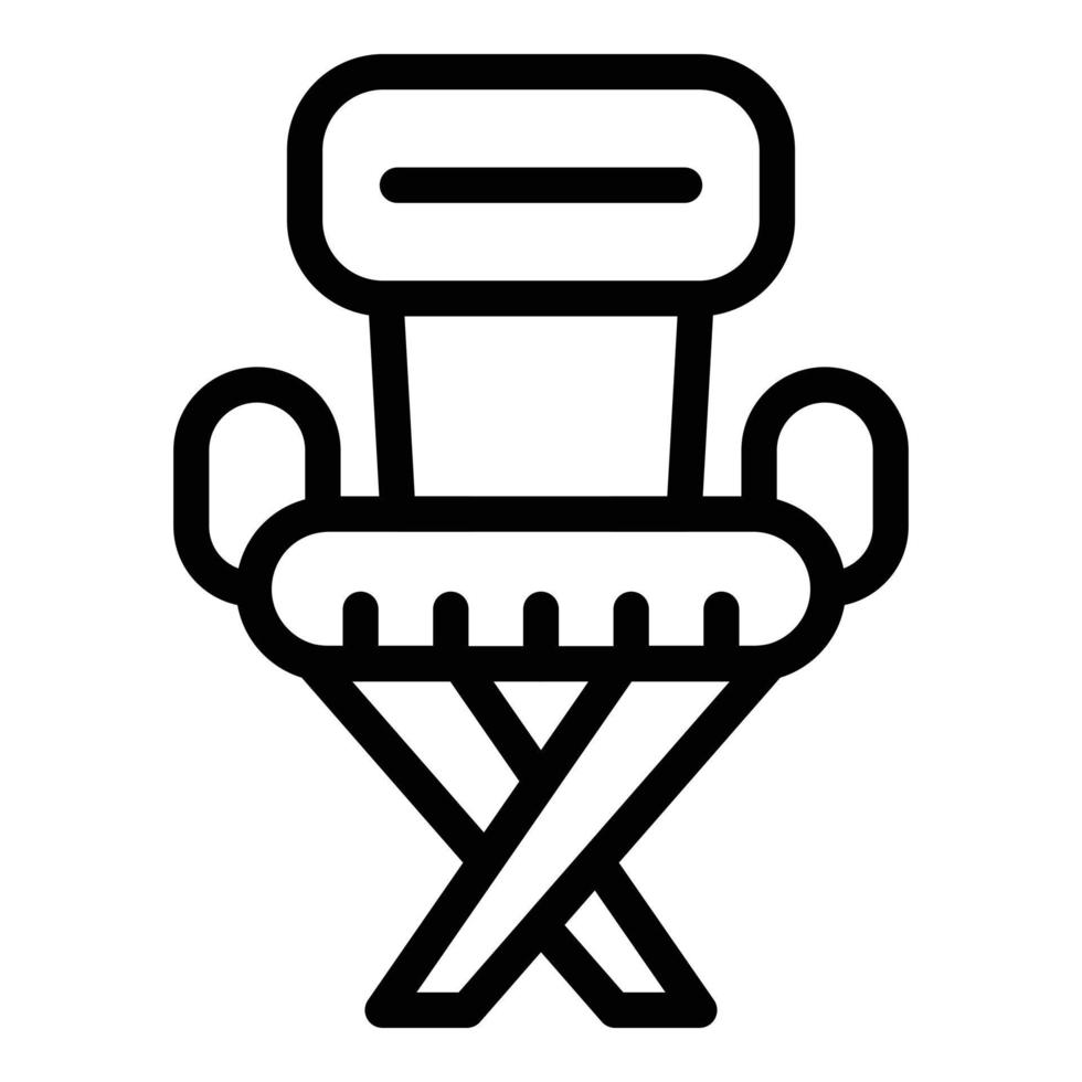 Producer chair icon, outline style vector