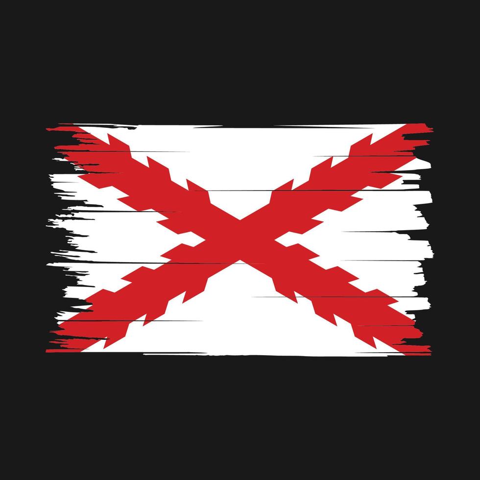 Spain Flag Brush Vector