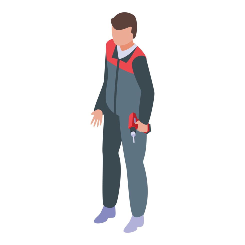 Assistance contribute icon, isometric style vector