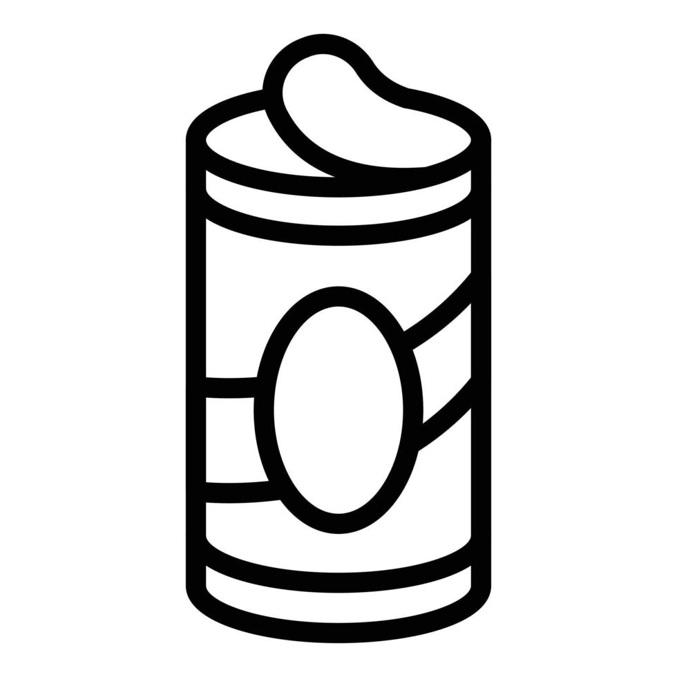 Chips snack icon, outline style vector