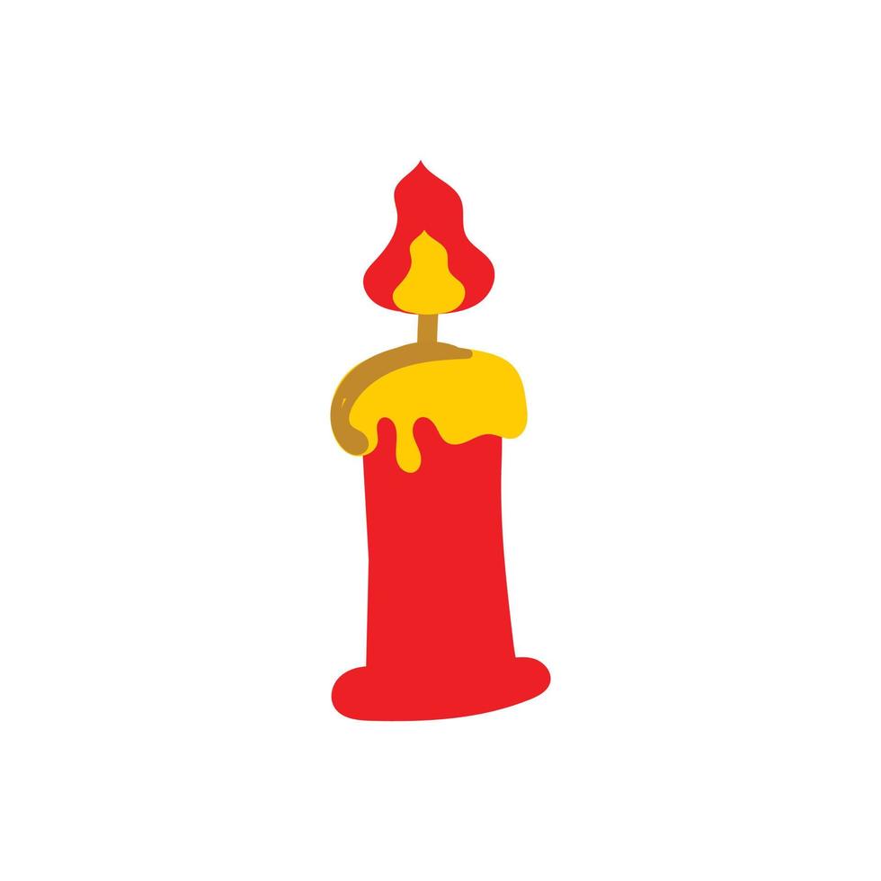 mascota de decoración de navidad, ilustración de icono de vector. vector