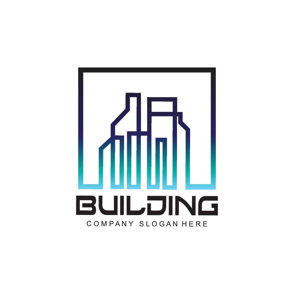 Home Design Logo, Building Logo, Property And Construction Company Icon vector