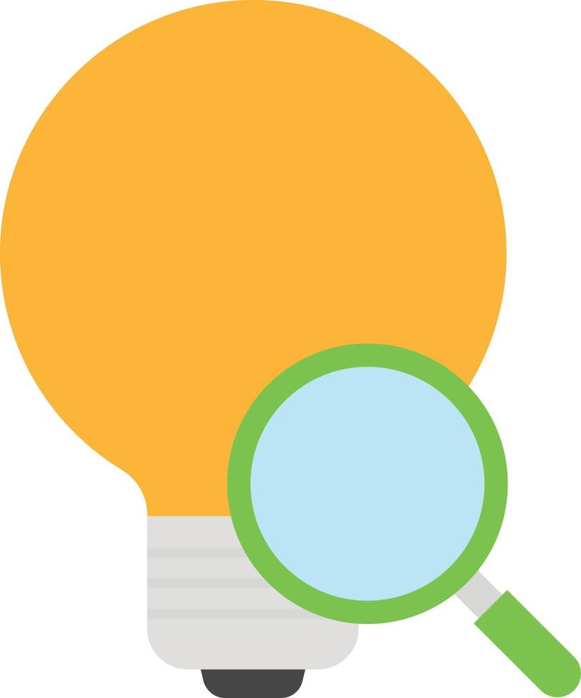 search idea bulb vector